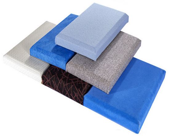   Fabric Wrapped Fibre Glass Wool Acoustic Tiles & Panels                                          